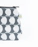 Hercule Zipper Pouch – Steel Grey (10" x 6" x 3")