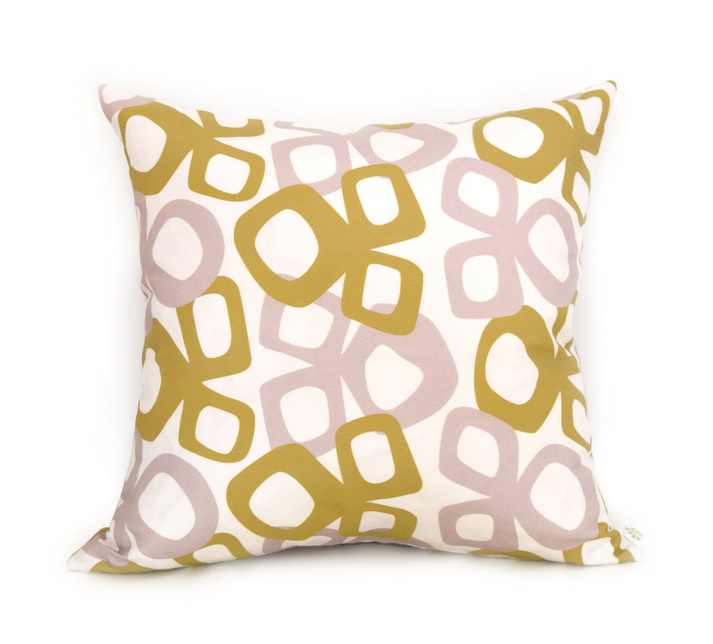 Bow Linen Cotton Pillow (18x18) – Mustard