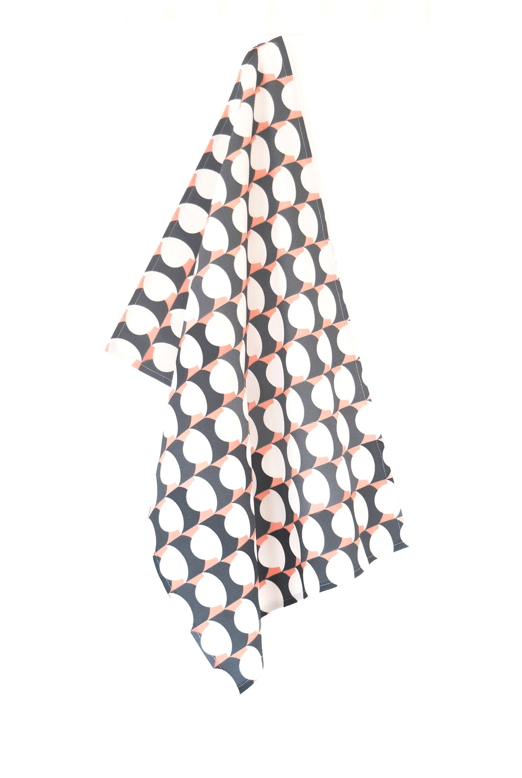 Hercule Linen Cotton Tea Towel (18.5x25) – Salmon Pink