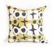 Hoop Linen Cotton Pillow (18x18) – Charcoal Moss