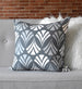Waltz Linen Cotton Pillow (18x18) – Steel Grey