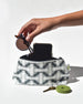 Orient Zipper Mini Pouch – Moss Green (8" x 4.5" x 2")