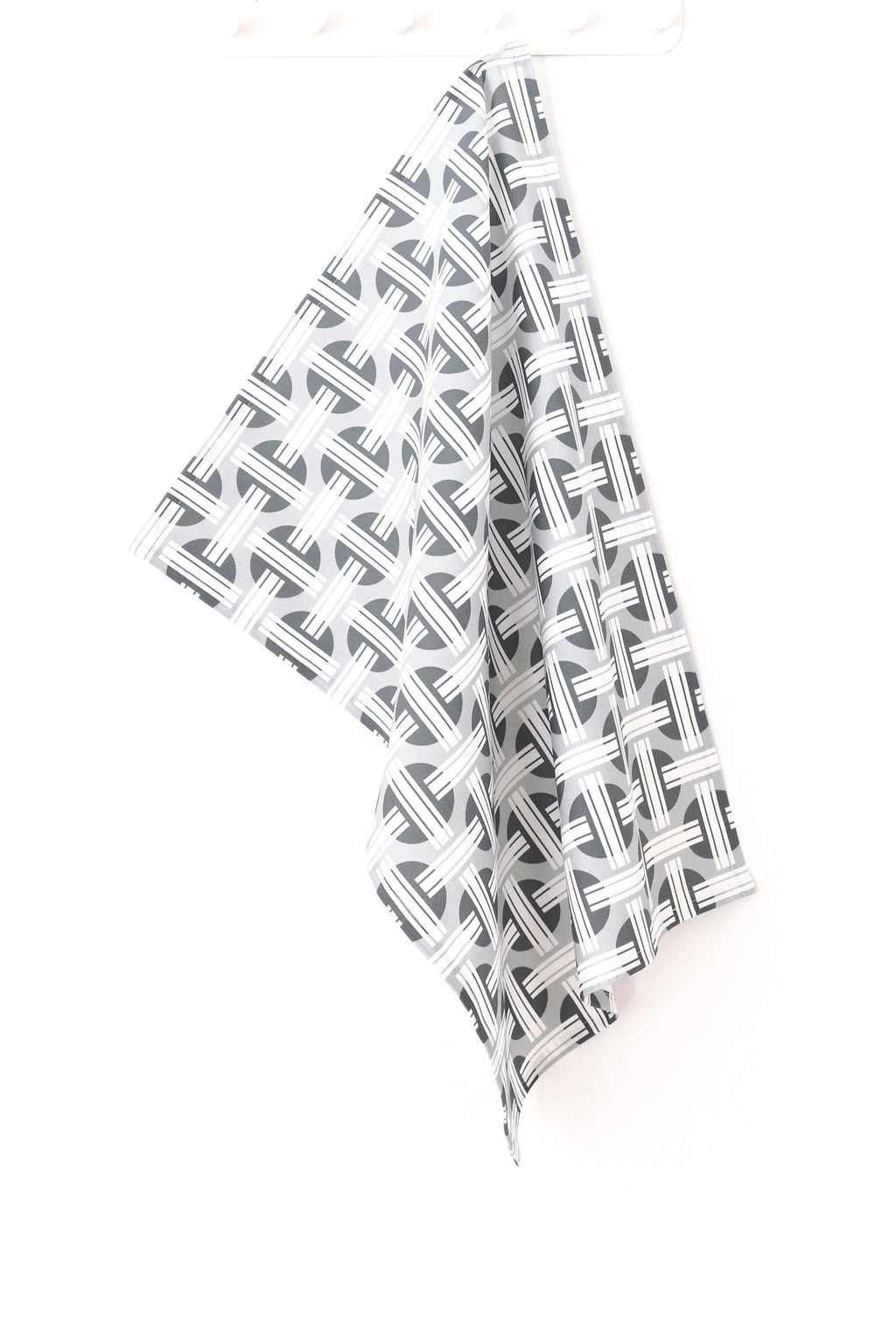 Orient Linen Cotton Tea Towel (18.5x25) – Steel Grey