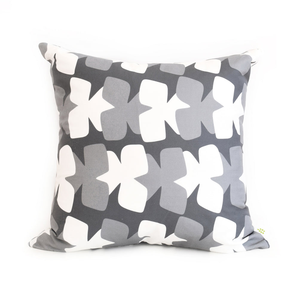Tilt Linen Cotton Pillow (18x18) – Charcoal
