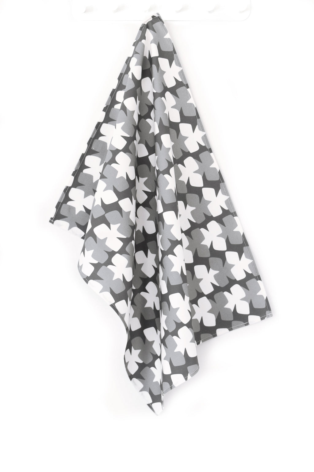 Tilt Linen Cotton Tea Towel (18.5x25) – Charcoal