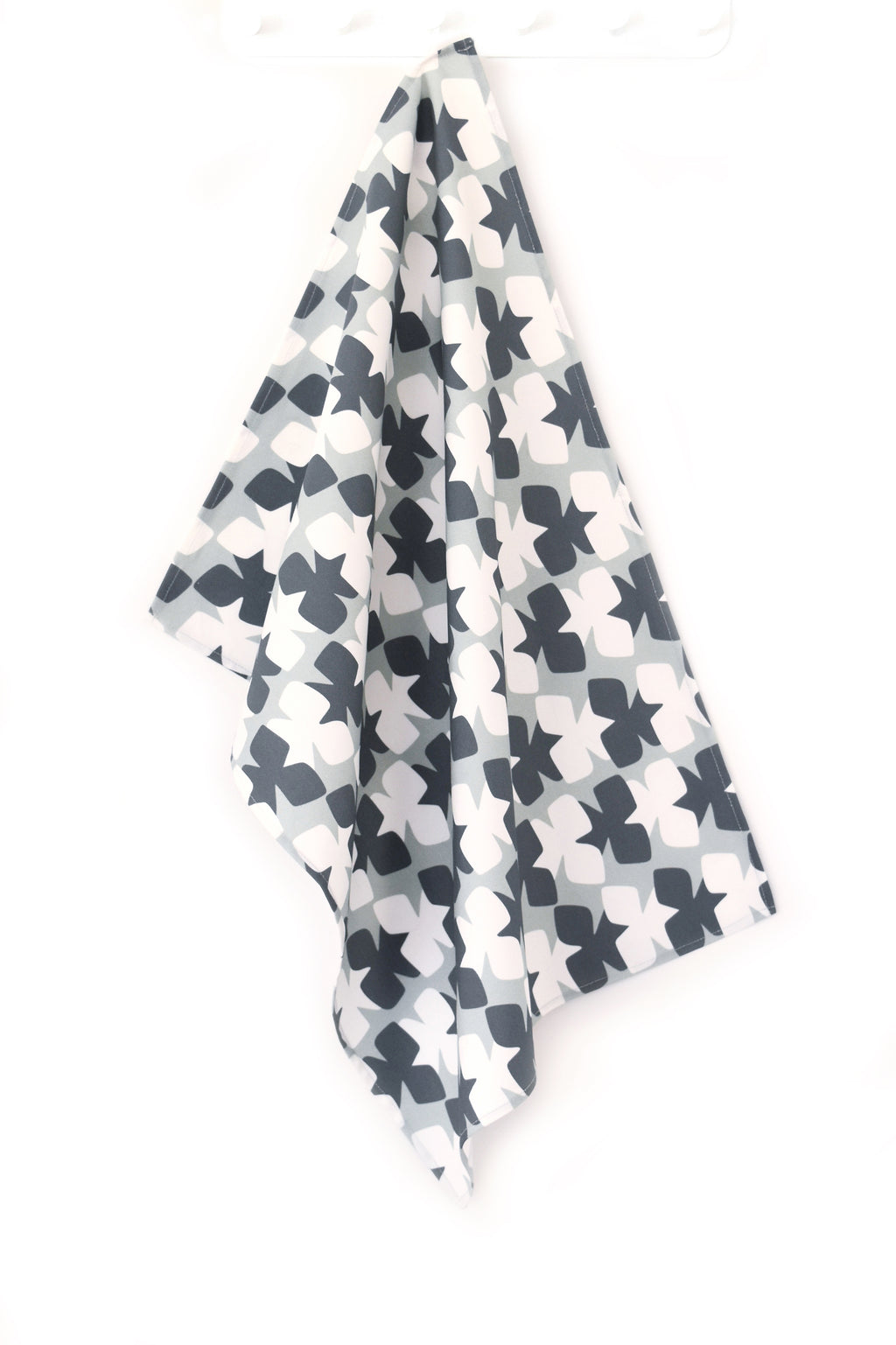 Tilt Linen Cotton Tea Towel (18.5x25) – Fog